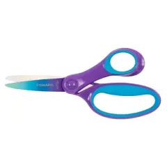 Fiskars Pointed-Tip Softgrip School Supplies Big Kids Scissors for Kids 8 to 11 - 6" Scissors - Purple Ombre