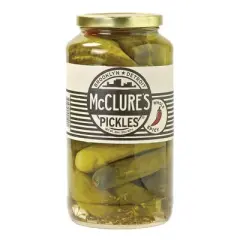McClure's Whole Spicy Pickles - Case of 6/32 oz