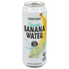Woodstock - Organic Banana Water Still - Case of 12 - 16.9 fl oz
