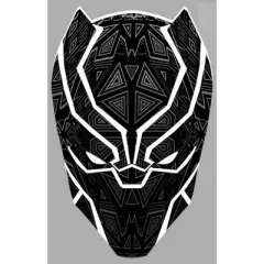 Boy's Marvel Black Panther Ornate Mask T-Shirt