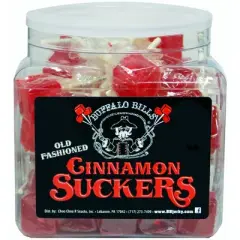 Buffalo Bills 42-ct Old Fashioned Cinnamon Suckers - Two 42-Ct Tubs