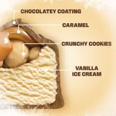 Twix Ice Cream Bars Vanilla Caramel Chocolate Cookie Dessert Ice Cream Bars - 23.16 fl oz/12ct