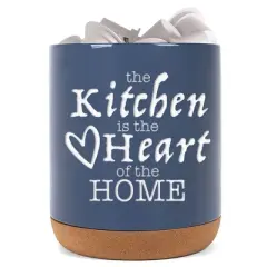 Elanze Designs Heart Of Home Navy Blue X-Large Cork Bottom Kitchen K-Cup Coffee Pod Holder