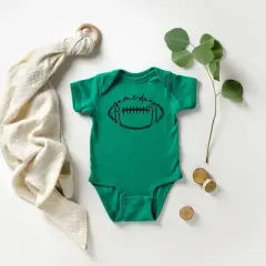 The Juniper Shop Football Game Day Baby Bodysuit