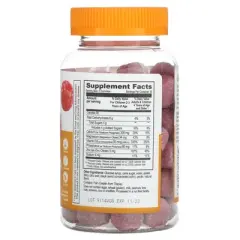 Lifeable Kids Calcium, Magnesium & Zinc + Vitamin D3 Gummies, Natural Raspberry, 60 Gummies