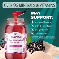 TRUE SEA MOSS ELDERBERRY SEA MOSS GEL
