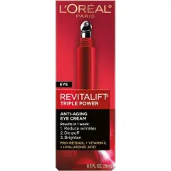 L'Oreal Paris Revitalift Triple Power Eye Cream - 0.5 fl oz