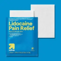 Lidocaine 4% Pain Relieving Gel Patch - 6ct - up&up&trade;