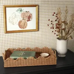 Scallop Wicker Tray - Threshold&trade;