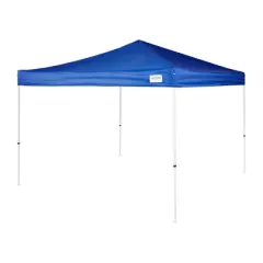 Caravan Canopy V Series 2 Pro 10' x 10' Entry Level Straight Leg Canopy, Blue
