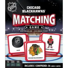 MasterPieces Officially Licensed NHL Chicago Blackhawks Matching Game for Kids and Families