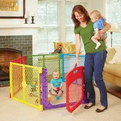 Toddleroo by North States Superyard Colorplay Ultimate Baby Gate
