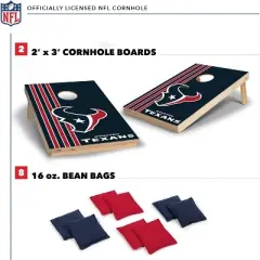 NFL Houston Texans 2'x3' Wood Cornhole Set