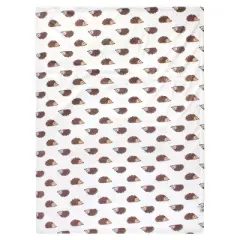 Hudson Baby Infant Plush Mink Blanket, Hedgehog, One Size