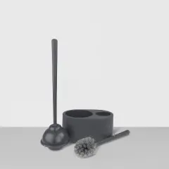 Plunger and Toilet Brush Set with Holster - Made By Design&trade;
