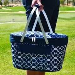 Picnic at Ascot Folding Soft Sided Cooler Basket