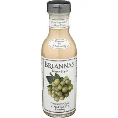 Brianna's Home Style Champagne Style Vinaigrette Dressing - Case of 6 -12 fl oz