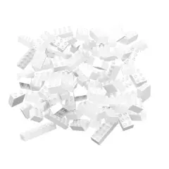 Hubelino White Building Blocks Accessory Set (60 Pcs)