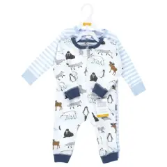 Hudson Baby Infant Boy Cotton Sleep and Play, Arctic Animals