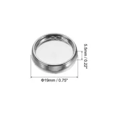 Unique Bargains Plastic DIY Notebook Planner Round Binder Rings 22 Pcs