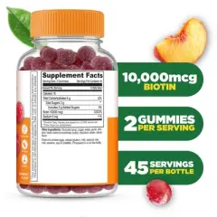 Lifeable - Biotin 10,000mcg - Adult - 90 Gummies