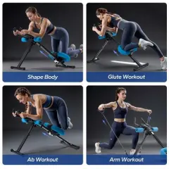 MERACH New Adjustable Ab Trainer Foldable Machine for Abs Workout at Home Gym