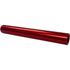 Amber Sporting Goods Aluminum Relay Baton Get The Winning Edge with Our Official Size, Lightweight, and Safe, Red