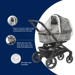 Peg Perego Rain Cover Bassinet - Gray