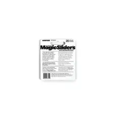 Magic Sliders 20pk 3/8" HD Self-Stick Round Bumpers Adhesive Clear