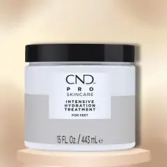 CND Pro Skincare Intensive Hydration Treatment For Feet (Vegan) 15 oz Large Tub | Smooths and softens dry skin.&bull; Vegan formula