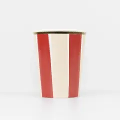 Meri Meri Fall Stripe Cups (Pack of 8)