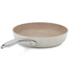 Korkmaz Granita 9.5 Inch Nonstick Tava and Frypan in Tan
