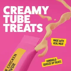 Bonkers Mixx Puree Chicken Flavor Cat Treats - 0.121lb/4ct