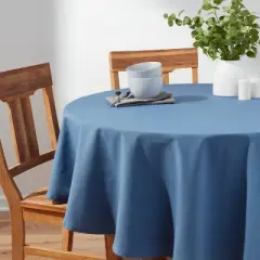 70" Cotton Round Tablecloth Blue - Threshold&trade;