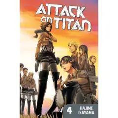 Attack on Titan, Volume 4 - by Hajime Isayama (Paperback)