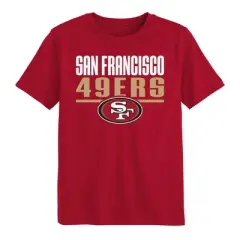 NFL San Francisco 49ers Boys' Short Sleeve Cotton T-Shirt