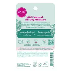eos 100% Natural Shea, Watermelon Fros&eacute; & Lychee Martini Lip Balm - 0.28oz/2pk