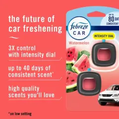 Febreze Car Air Freshener - Sweet Watermelon Vine - 2ct