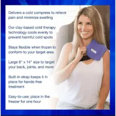 Thermipaq Icy Cold Pain Relief Wrap Large 8" x 14"