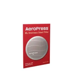 AeroPress XL Stainless Steel Reusable Filter: Silver Coffee Filter for AeroPress Coffee Makers