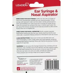 Leader Ear Syringe/Nasal Aspirator 1 ea