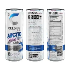 CELSIUS Sparkling Arctic Vibe Functional Energy Drink - 12 fl oz Can