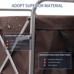 Anybear Outdoor Garden Kids Wagon Beach Trolley Big Wheels 150lbs Garden Cart