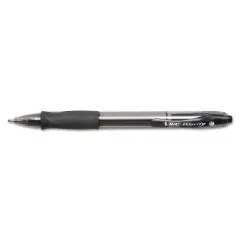 Bic Velocity Retractable Ballpoint Pen Black Ink 1.6mm Bold Dozen VLGB11BK