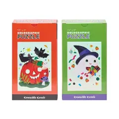 Crocodile Creek Holographic 2 for 1 Puzzle Ghost Friends