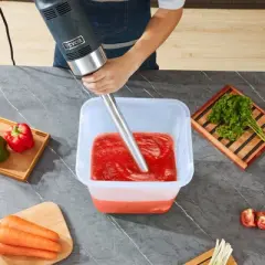VEVOR Commercial Immersion Blender, 750W 20" Heavy Duty Hand Mixer, Variable Speed Kitchen Stick Mixer with 304 Stainless Steel Blade