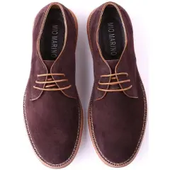 Mio Marino - Men's Elegant Suede Oxford Shoes