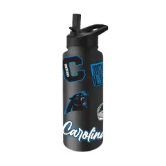NFL Carolina Panthers Dreamweave Quencher Bottle - 34oz