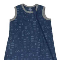 Honest Baby Organic Cotton Interlock Wearable Blanket - Pattern Play Navy