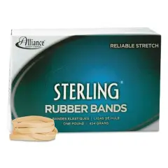 Alliance Sterling Rubber Bands Rubber Bands 62 2-1/2 x 1/4 600 Bands/1lb Box 24625